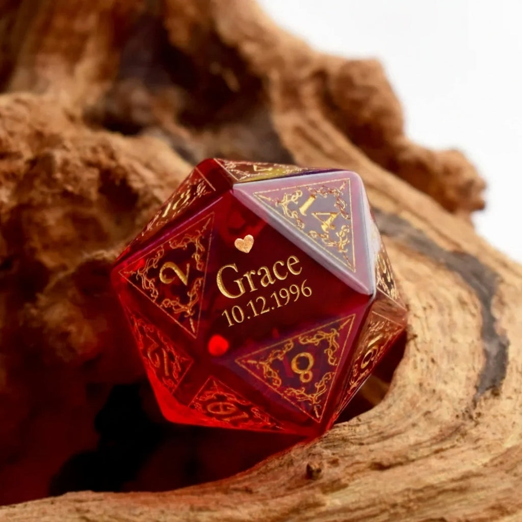 Custom Mother's Day D20 Dice – Personalized D&D Gift