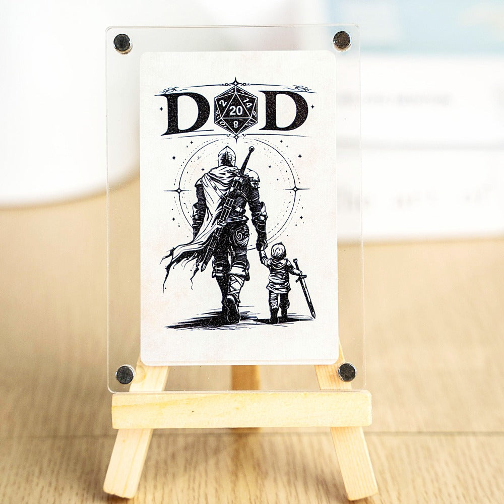 Custom Dad Stat Block - Personalized D&D Gift