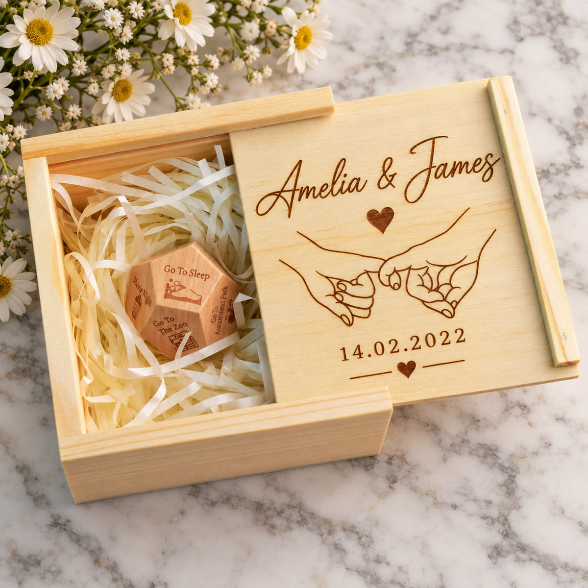 Personalized Date Night Dice