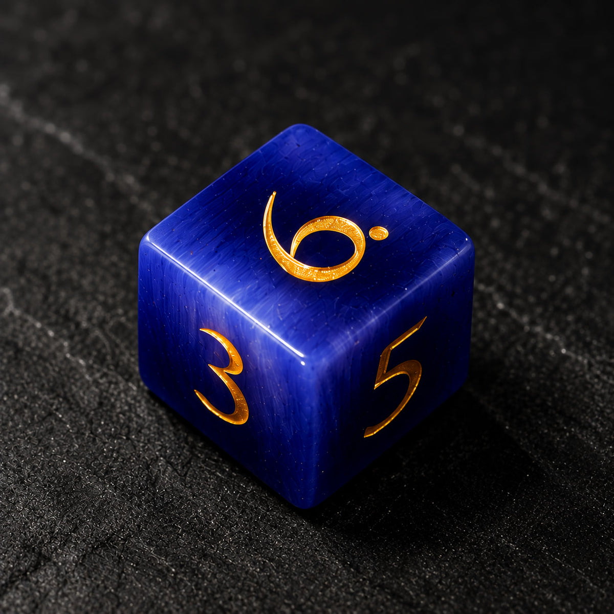 Purple cat eye - 7pc RPG Set