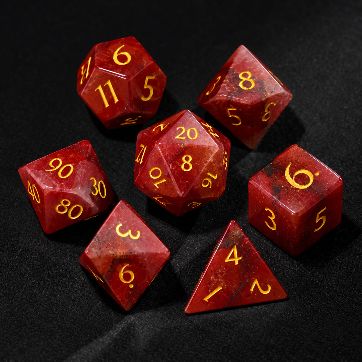 Red Jasper - 7pc RPG Set