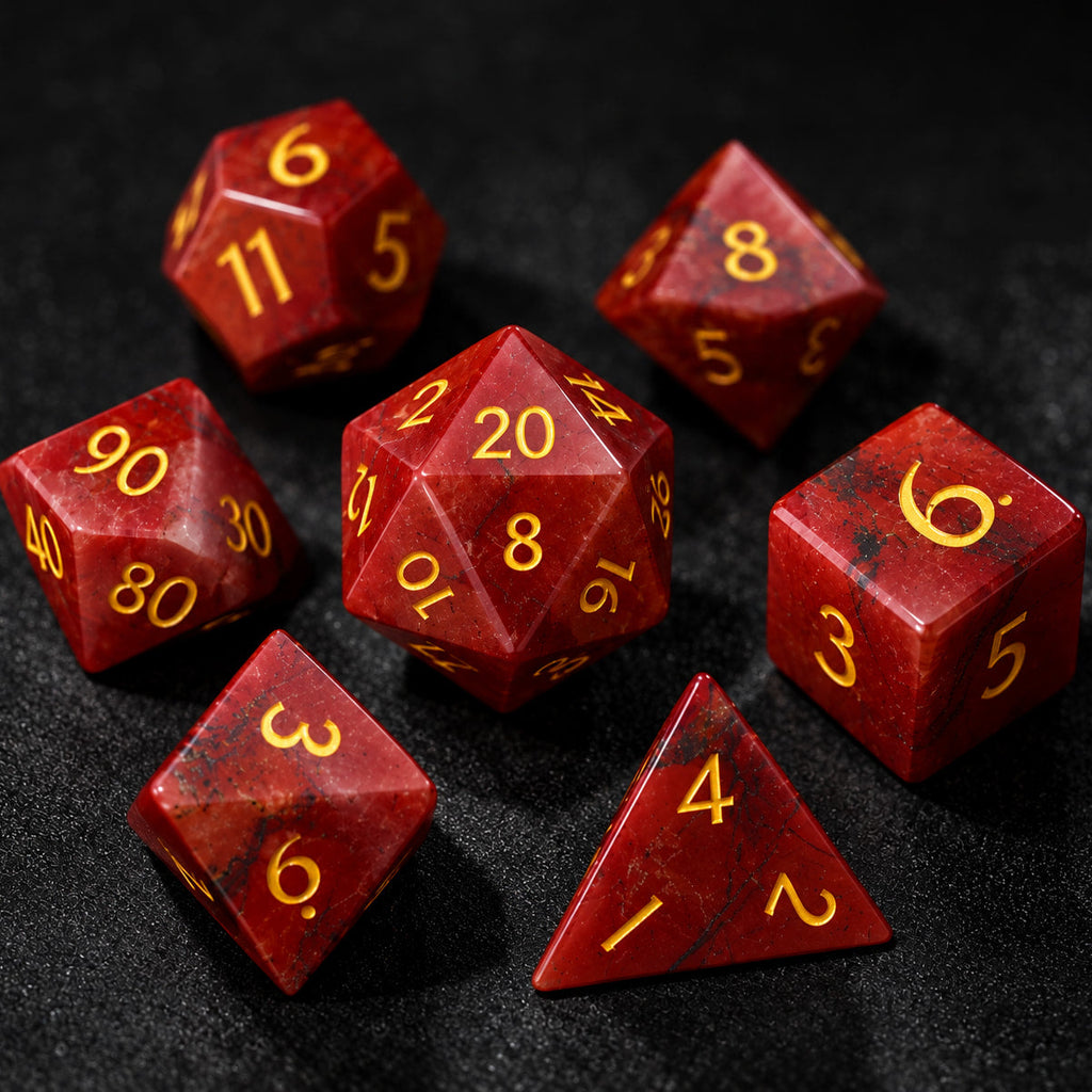 Red Jasper - 7pc RPG Set
