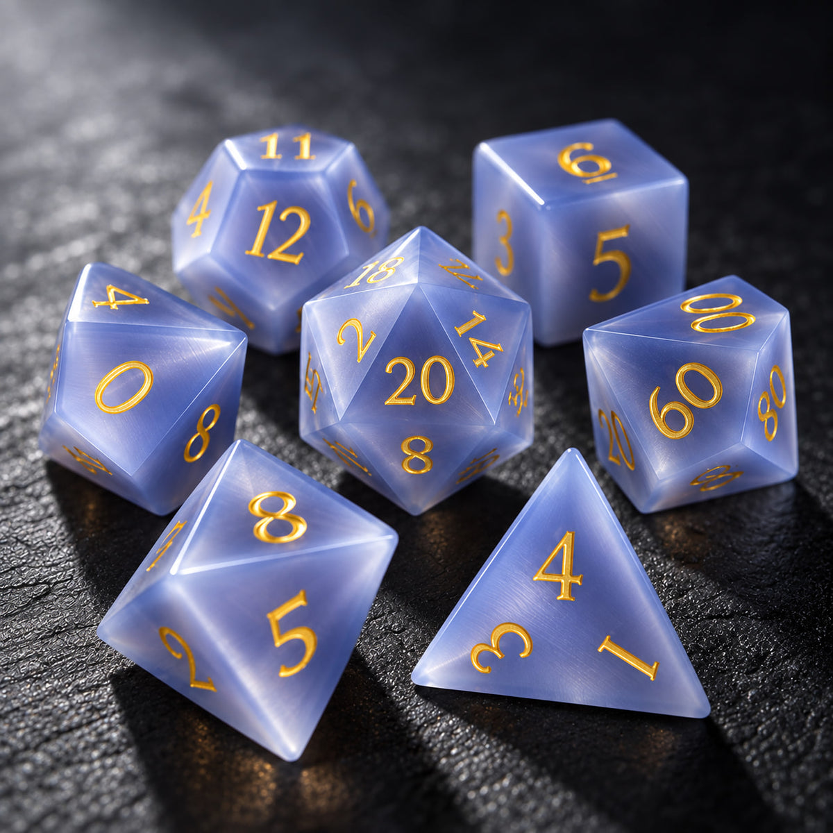 Gray cat eye - 7pc RPG Set