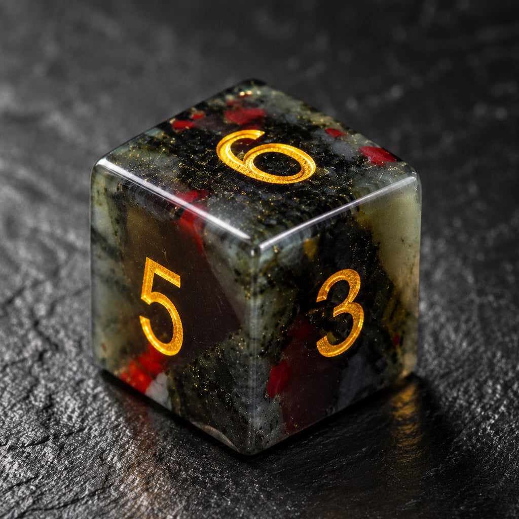 African blood stone - 7pc RPG Set