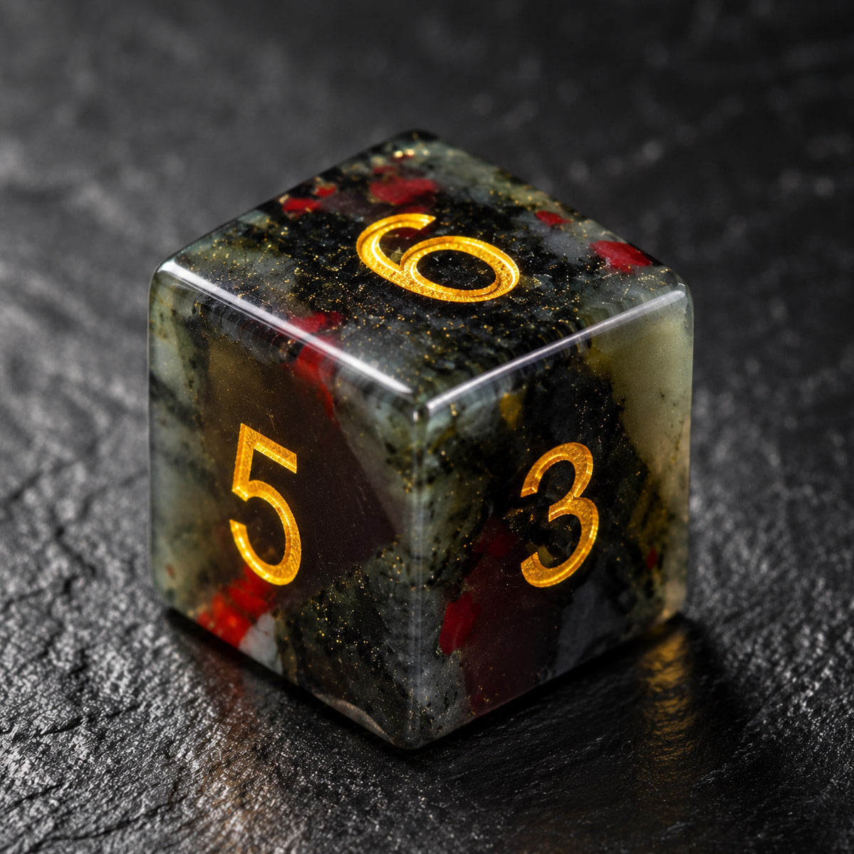 African blood stone - 7pc RPG Set