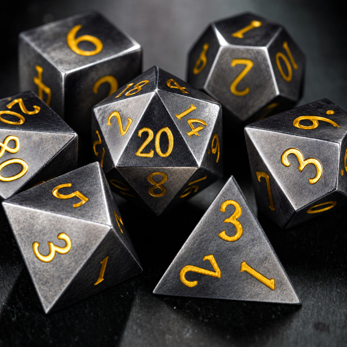 Hematite - 7pc RPG Set