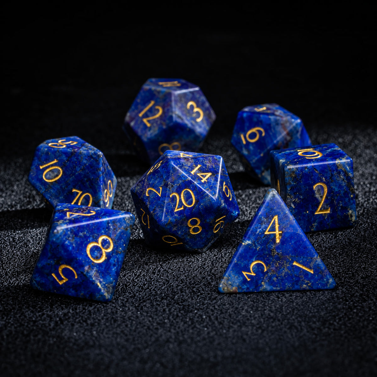 Lapis lazuli - 7pc RPG Set
