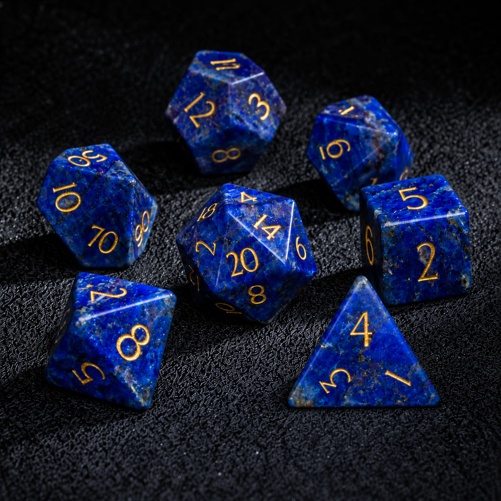 Lapis lazuli - 7pc RPG Set