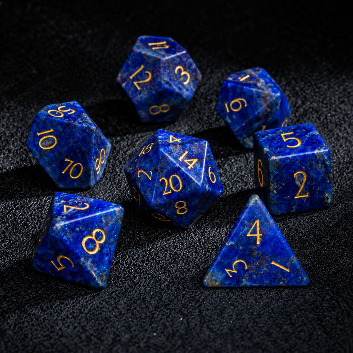 Lapis lazuli - 7pc RPG Set